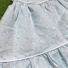 Vintage Toddler Lace Ruffle Dress Sz 3t Reeds World Baby Blue Floral Tea Party