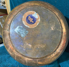 Vintage Copper Pot W  Cast Brass Handles 12  Wide X 8  Tall Made In Turkey