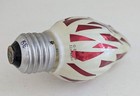 Vintage Ge Mazda 25w 120v Christmas Flame Swirl Light Bulb Standard Base