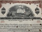 1966 Southern California Edison Company Bond Certificate  25878  California