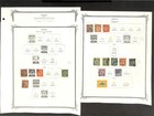 China Stamp Collection On 16 Scott Spcialty Pages  1897-1941  pr 