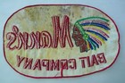 Vintage Fishing Patch Mann s Bait Company 7x11 Inches