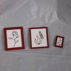 3 Dollhouse Wall Art Plaques Framed Ink Drawing Prints 1 12 Scale