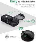 Weekly Pill Box Organizer 7 Day Medicine Storage Case 2 Times A Day Daily Am Pm