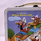 Vintage Mickey Mouse Club Metal Lunchbox By Aladdin-disney-no Thermos Usa