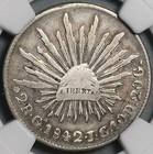 1842 32-ga Ngc F 12 Mexico 2 Reales Guadalajara Rare Coin Pop 1 0  24070801c 