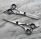  Japanese Stainless Steel 6  Barber Stylist Hair Cutting Shears Scissors Set kit