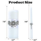 Unity Wedding Ceremony Candle Set 1 Pillar 2 Taper Candles Event Home Decor