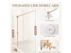 Baby Crib Mobile Arm V   girl Nursery Decor 