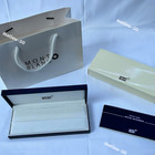 Montblanc Silver Rollerball Pen Gold Trim Executive Luxury Writing Gift Rare Vip