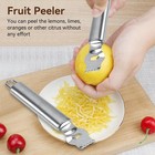 Stainless Steel Lemon Zester   Grater     Kitchen Peeler Grater Wholesale Lot
