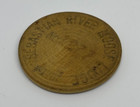 Vintage Wooden Nickel Usa Sebastian River Fl Florida Moose Lodge Coin Indianhead