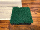 Houston Astrodome Astroturf Piece Original Rare 4  X 4  Coa Astros Game Used