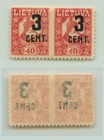 Lithuania 1922 Sc 145a Mnh Missing Perf   F3116
