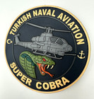 Ah-1 Super Cobra -turkish Naval Aviaton -high Quality Pvc Patch
