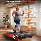 Electric Treadmill  Home Fitness Equipment  Equipped With Remote Control And Led