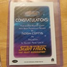 2017 Women Of Star Trek 50th Anniversary Robin Curtis As Tallera Autograph Card