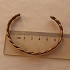 Ancient Rare Antique Bronze Viking Twisted Bracelet Amazing Very Stunning