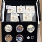 2016 -2017canada  20 1 Oz Silver Landscape Illusion 5 Coin Set