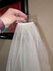 Pearl And Crystal Ivory Tulle Net Wedding Veil With Comb Attachment 