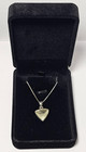 Faceted Libyan Desert Glass Meteorite Tektite Necklace  925 Silver 2 94 Grams