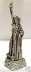4  Statue Of Liberty Figurine W flag Base Souvenir From New York City Skylines 