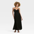Women s Pleated Maxi Dress - A New Day