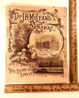 Vintage 1889 Dr J  H  Mcleans Almanac 31 Pages Of Quack Medicine