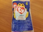 Ty Teenie Beanie Baby  1999 Mcdonald s Happy Meal Toy - Inch The Worm Sealed