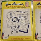 Lot Of 10  Vintage Aunt Martha s Hot Iron Embroidery Transfers Uncut