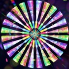 Glow Fiber Wands - 100 Pack Led Light Sticks  Glow In The Dark Party Supplies