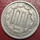 1866 Three Cent Nickel  Better Grade  Free Shipping