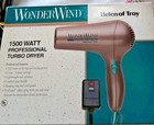 New Wonderwind Turbo Professional Hair Dryer Helen Of Troy 2 Heats 2 Speeds Nos
