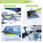 2 Pack 27 Inch Detachable Snow Brush Ice Scraper For Car Windshield Cleaner Tool