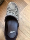 Dansko Womens Size Eu 38 Us 7 5-8 Camo Camouflage Suede Professional Clogs Shoes
