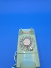 Vtg Rotary Dial Phone Wall Mount Telephone Gte Automatic Electric Blue green