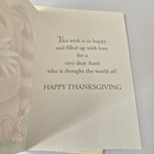 Vintage Thanksgiving Card Or Aunt Cute Raccoon With Basket Of Harvest Gourds