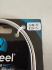 Korsteel Jp Curved Dee Ring Snaffle Bit  Size 5   Blue Alloy  New