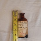 Eli Lilly   Co  Brown Medicine Bottle Fluid Extract Ginger U s p  No  221 1 4 Pt