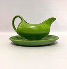 Fiesta Ware Gravy Boat sauceboat  drip Tray Tangerine Or Shamrock New
