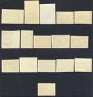 B d  1958 Russia Scott Assortment Of Sixteen  16  Imperforates Mnh--fresh