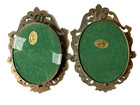 Vintage Ornate Brass Made In Italy Wall Picture Frames Victorian 5 5x4     x2 