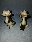 Vintage 1955 Miniature Hagen Renaker Disney Si And Am Siamese Cats