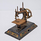 Antique Casige Model 116 Miniature Toy Sewing Machine Germany Art Deco Steel