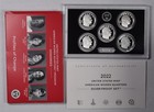 2022-s U s  Mint Silver Quarter 5 Coin Proof Set - With Box   Coa 