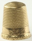 Victorian Antique 14k Gold Thimble Size 8