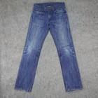 Levis 511 Jeans Mens 32x32 Blue Slim Straight Skinny Fit Denim Pants Stone Wash