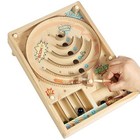 Pinball Machine Skee Ball Marble Run Game For Kids Ages 6-12