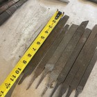 Lot Of Metal Files Mixed Brand Nicholson 10 Pcs Used Triangular Files
