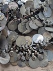 Vintage Tribal Kuchi Charms Round With Flower Accent Pick Quantity
